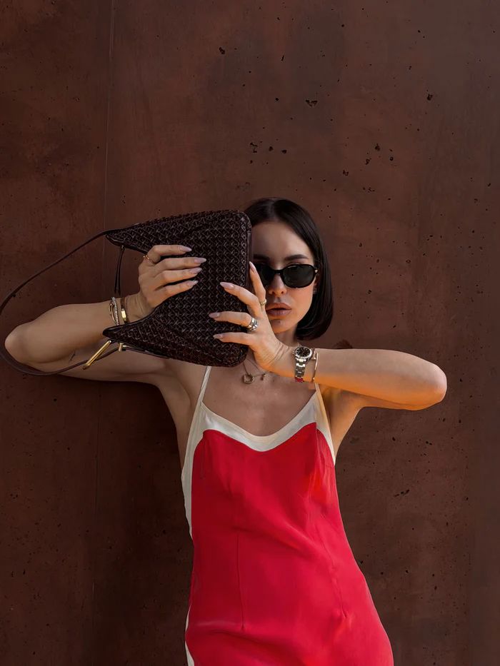 Sancia The Istria Bag - Tisse Espresso Sancia