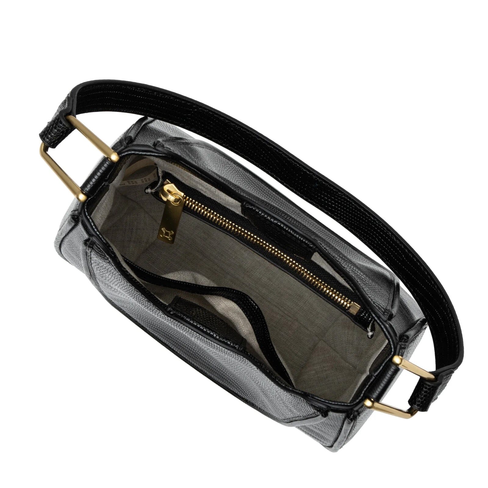 Sancia The Montero Bag - Black Lizard Sancia