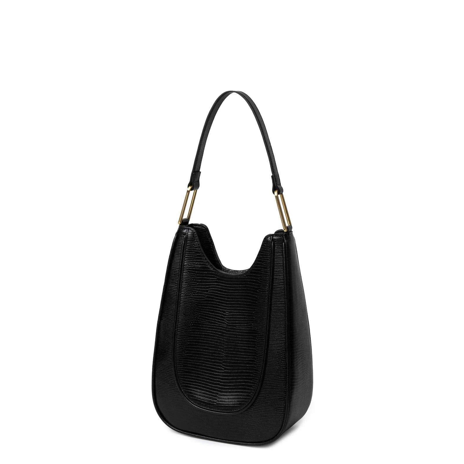 Sancia The Montero Bag - Black Lizard Sancia