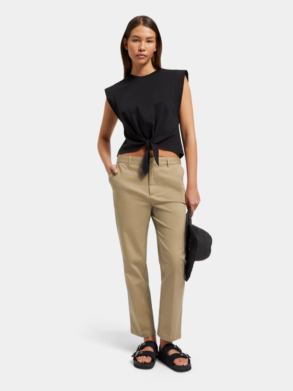 Scotch & Soda Abott Chino - Light Army Scotch & Soda
