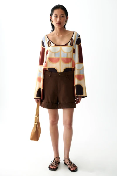 Sancia The Inaya Cotton Shorts - Mocha
