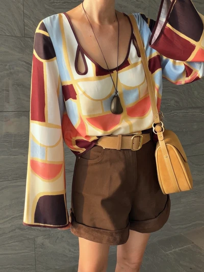 Sancia The Inaya Cotton Shorts - Mocha