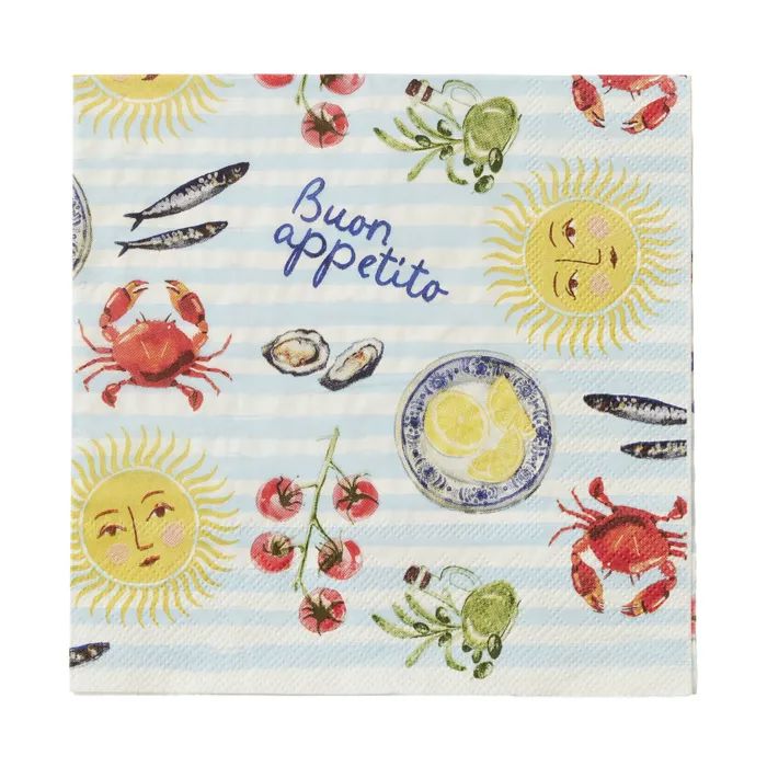 Sicily 20pk 3 Ply Napkins Napkins Coast to Coast Home