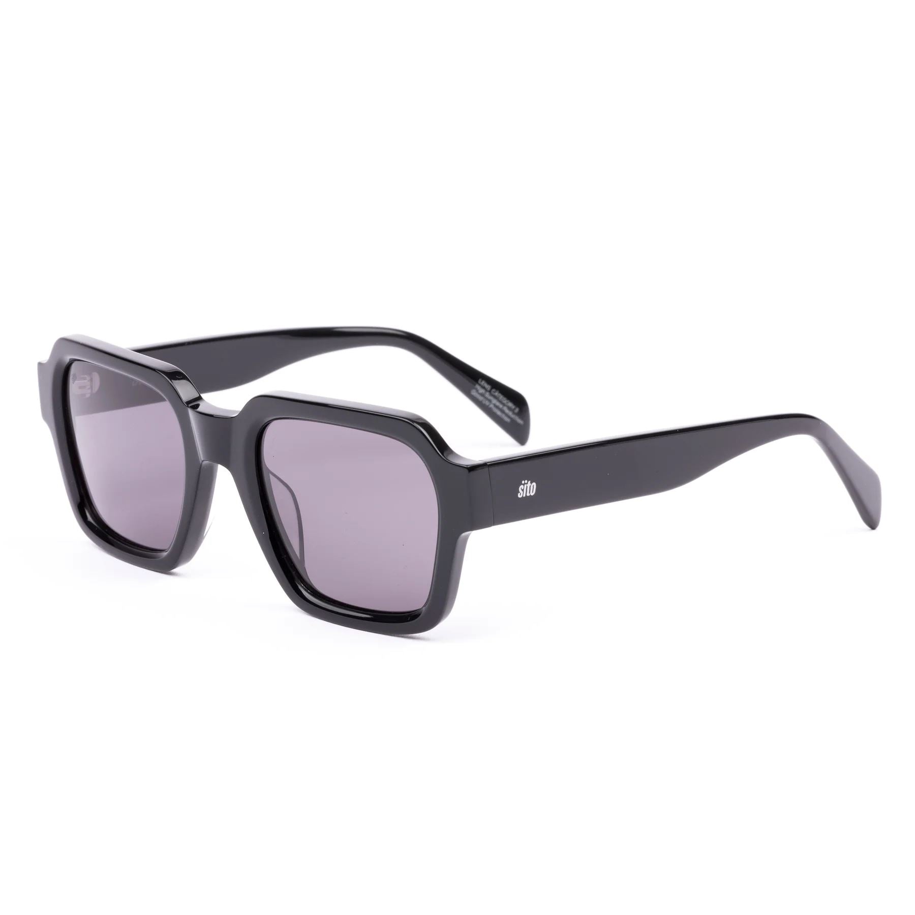 Sito Shades Leroy Unisex Sunglasses - Black Sito Shades