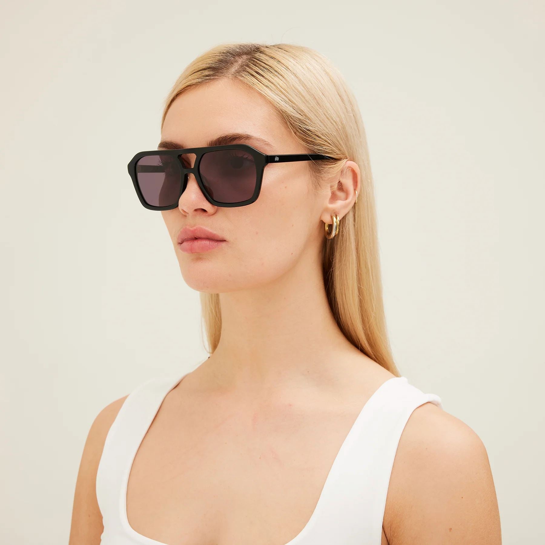 Sito Shades The Void Unisex Sunglasses - Black Sito Shades