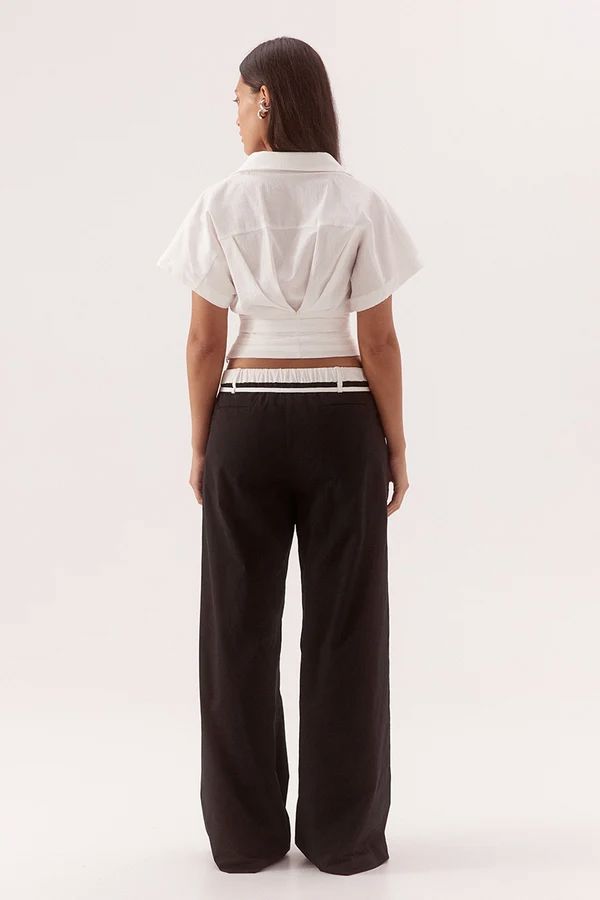 Sovere Lyra Crop Shirt - Chalk Sovere
