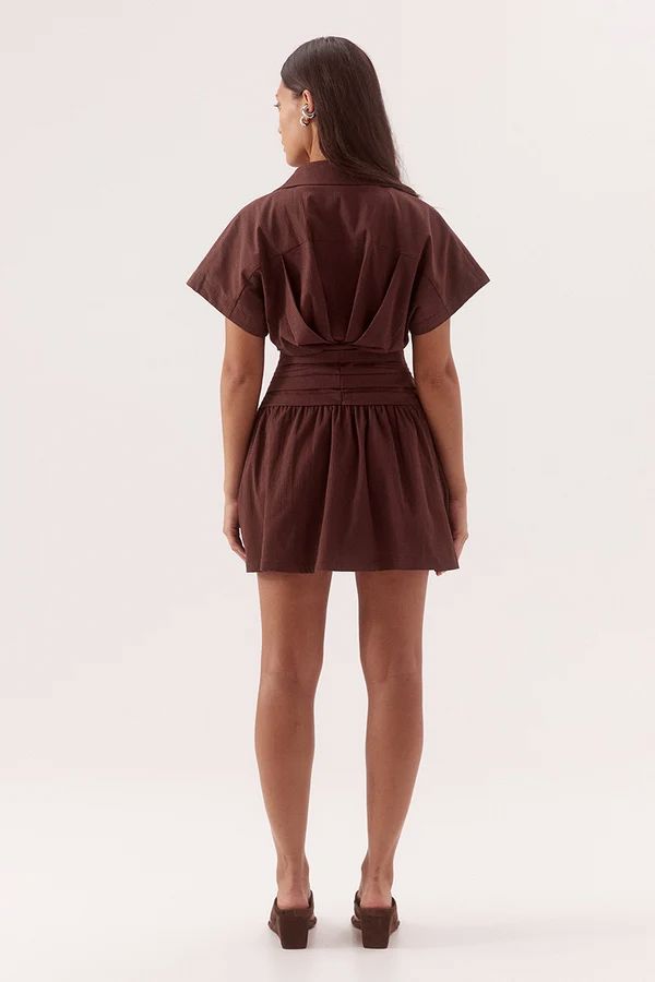 Sovere Lyra Mini Dress - Chocolate Sovere