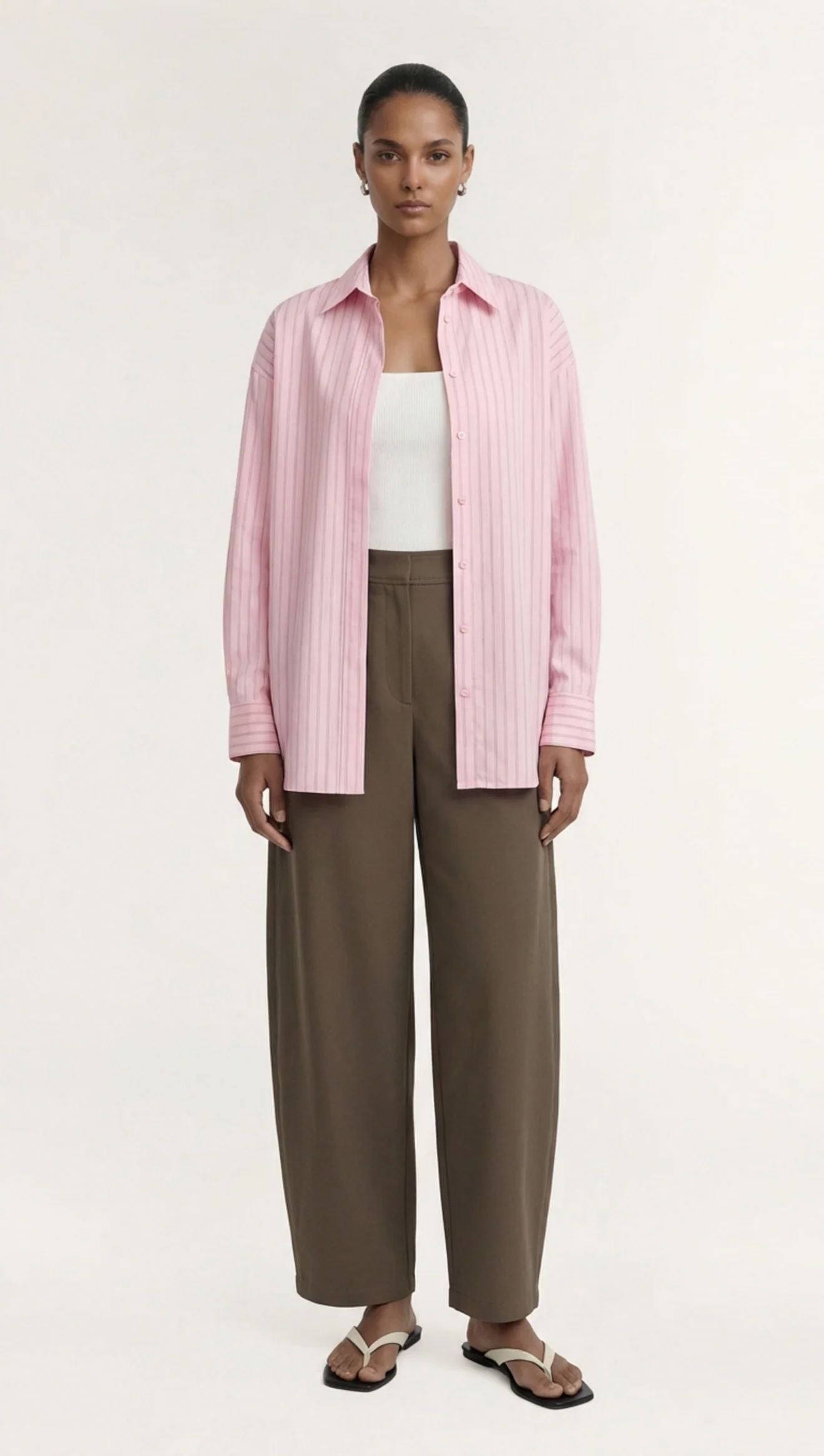 Staple The Label Alto Barrell Leg Pant - Olive Staple the label
