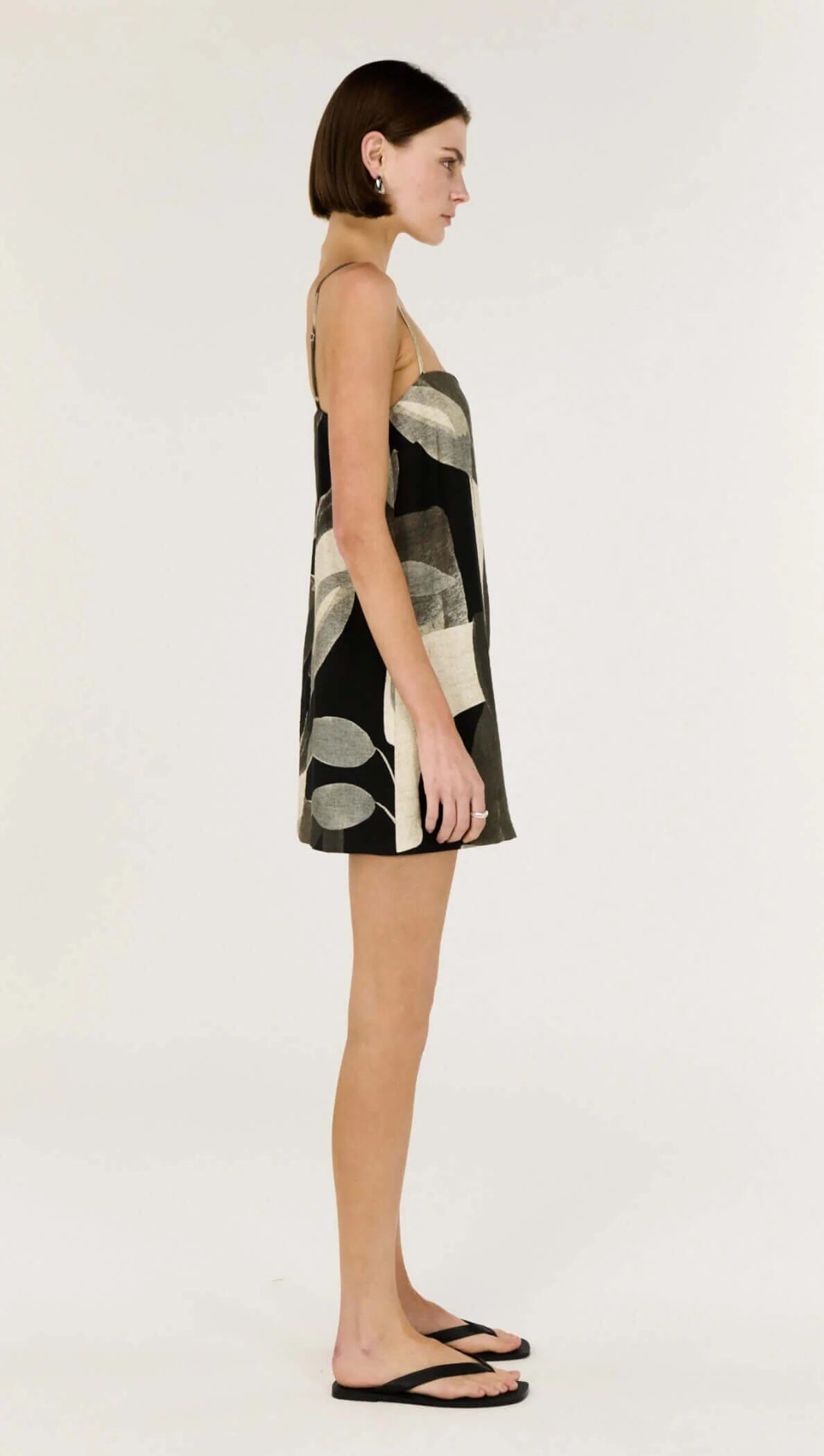 Staple the Label Leona Mini Dress - Dark Leaf Garden Staple the label