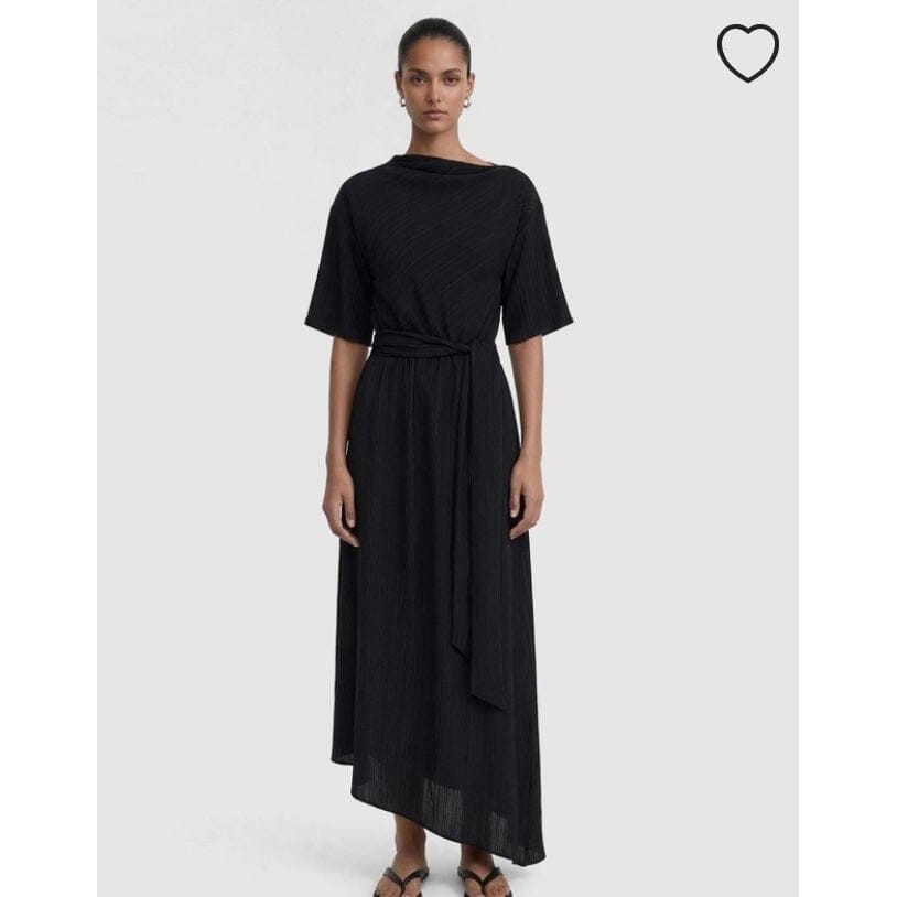 Staple The Label Seren Midi Dress - Black Staple the label