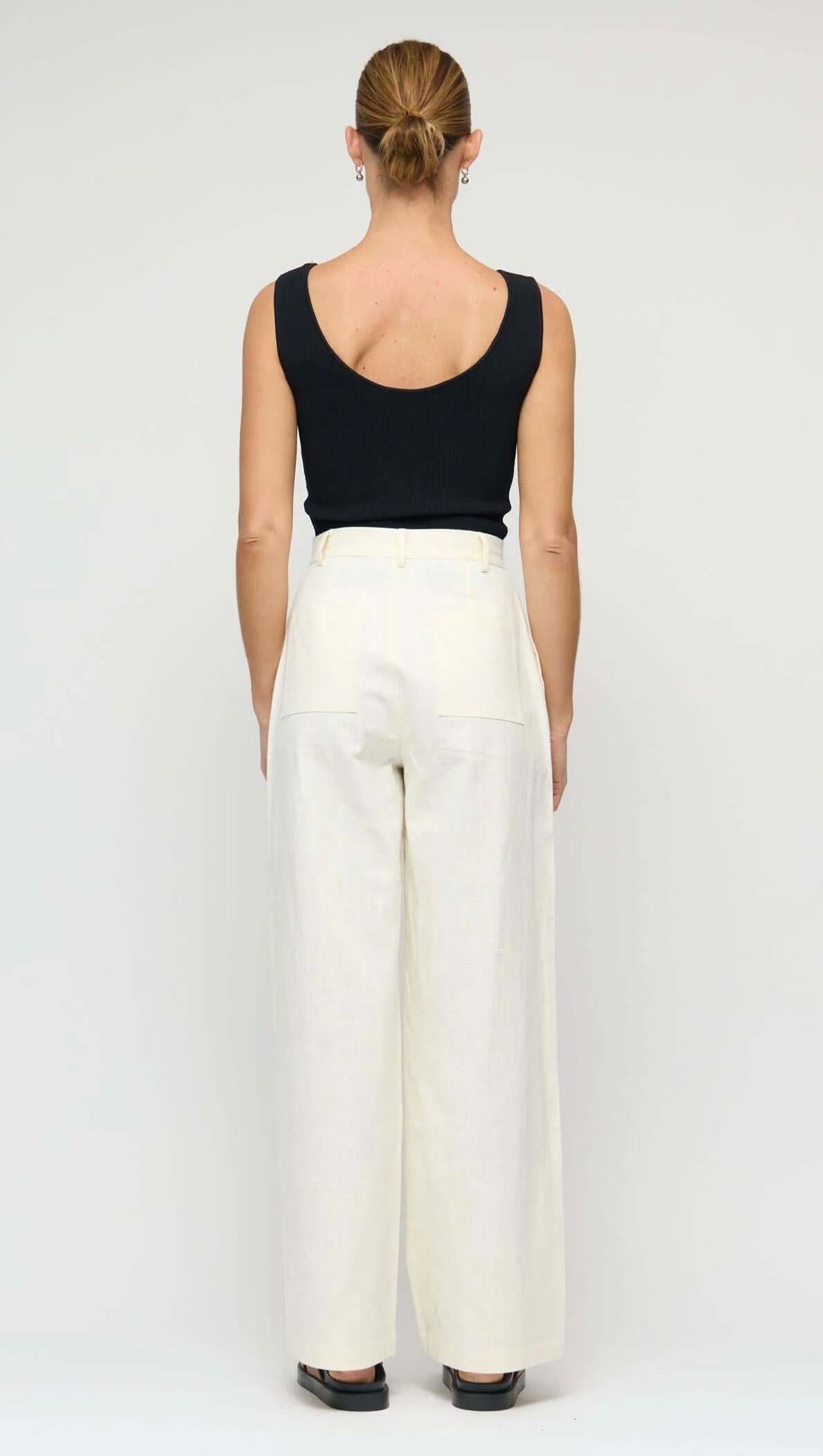 Staple the label Vera Wide Leg Pants - Vanilla Staple the label