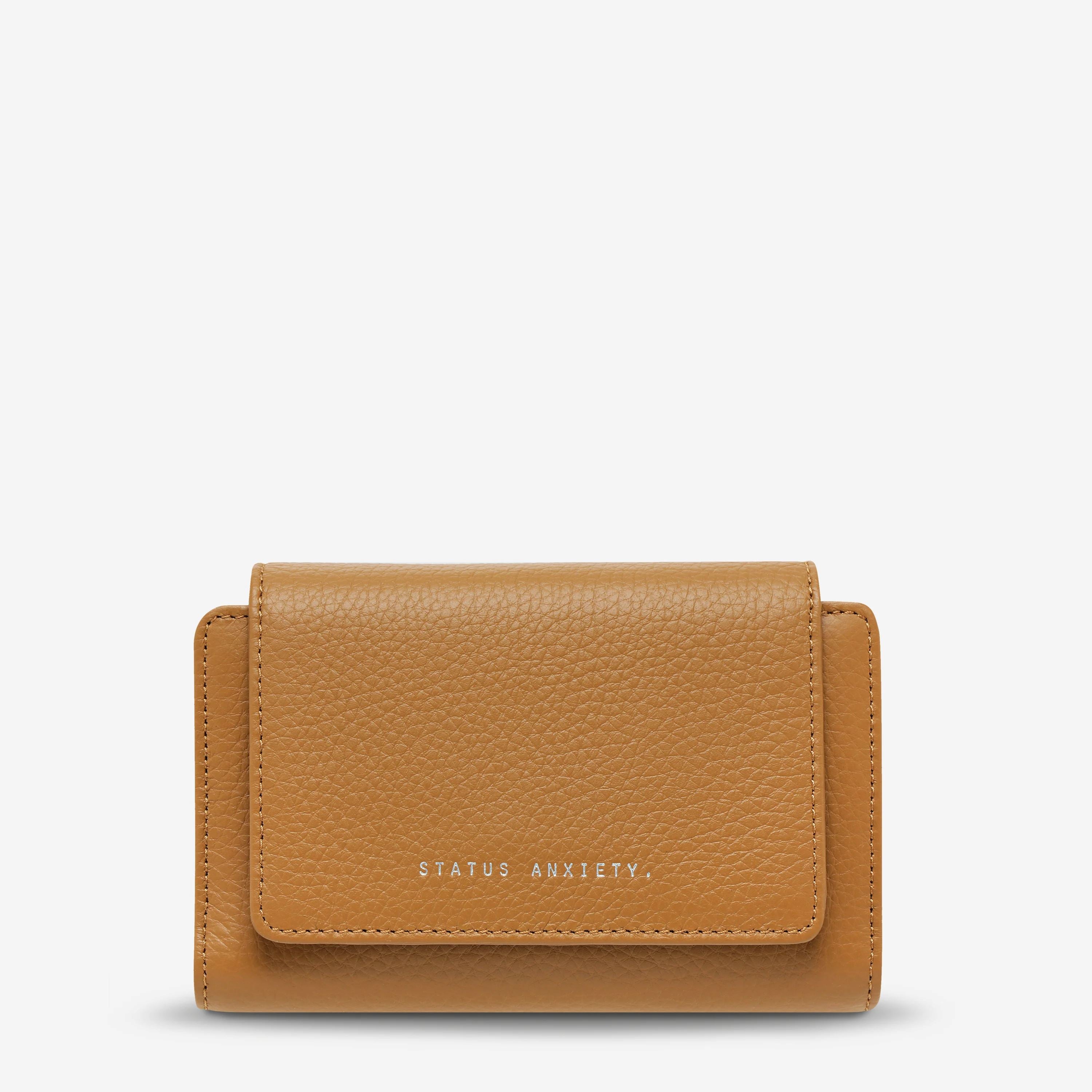 Status Anxiety Visions Wallet - Camel Status Anxiety