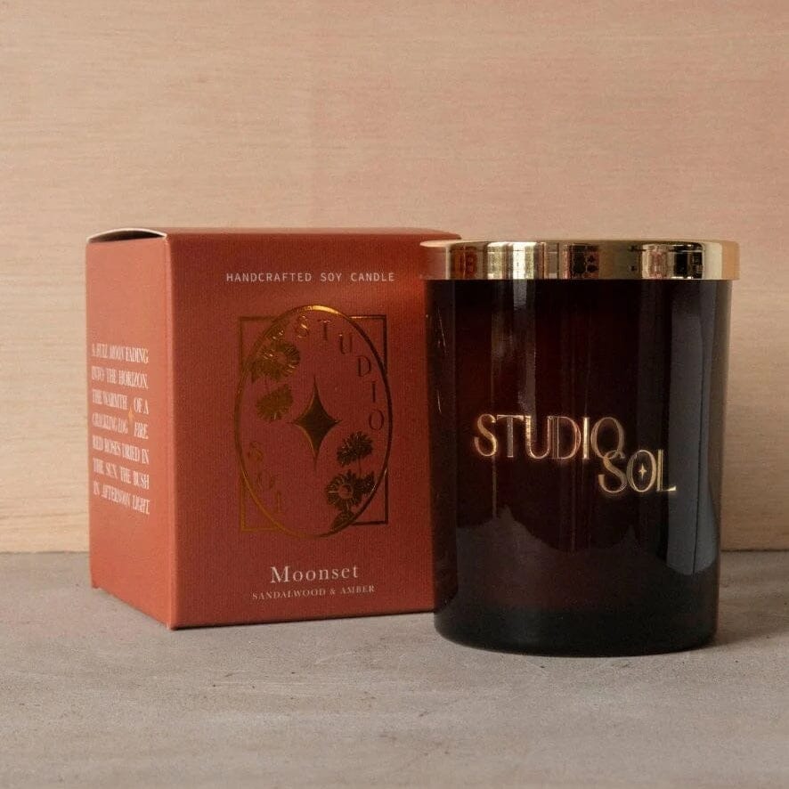 Studio Sol Moonset Candle Amber & Sandalwood Studio Sol