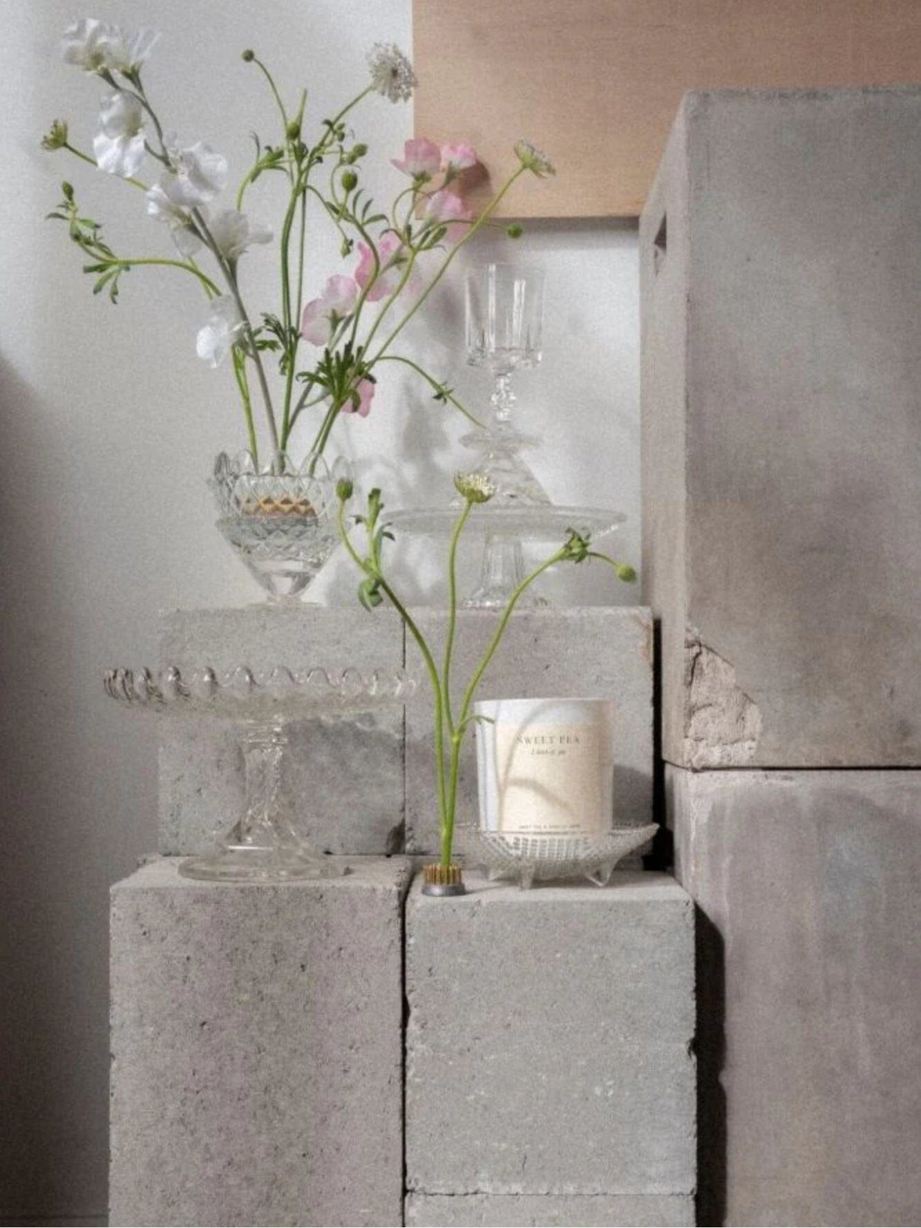Studio Sol Sweet Pea Candle - Sweet Pea & Vanilla Creme Studio Sol