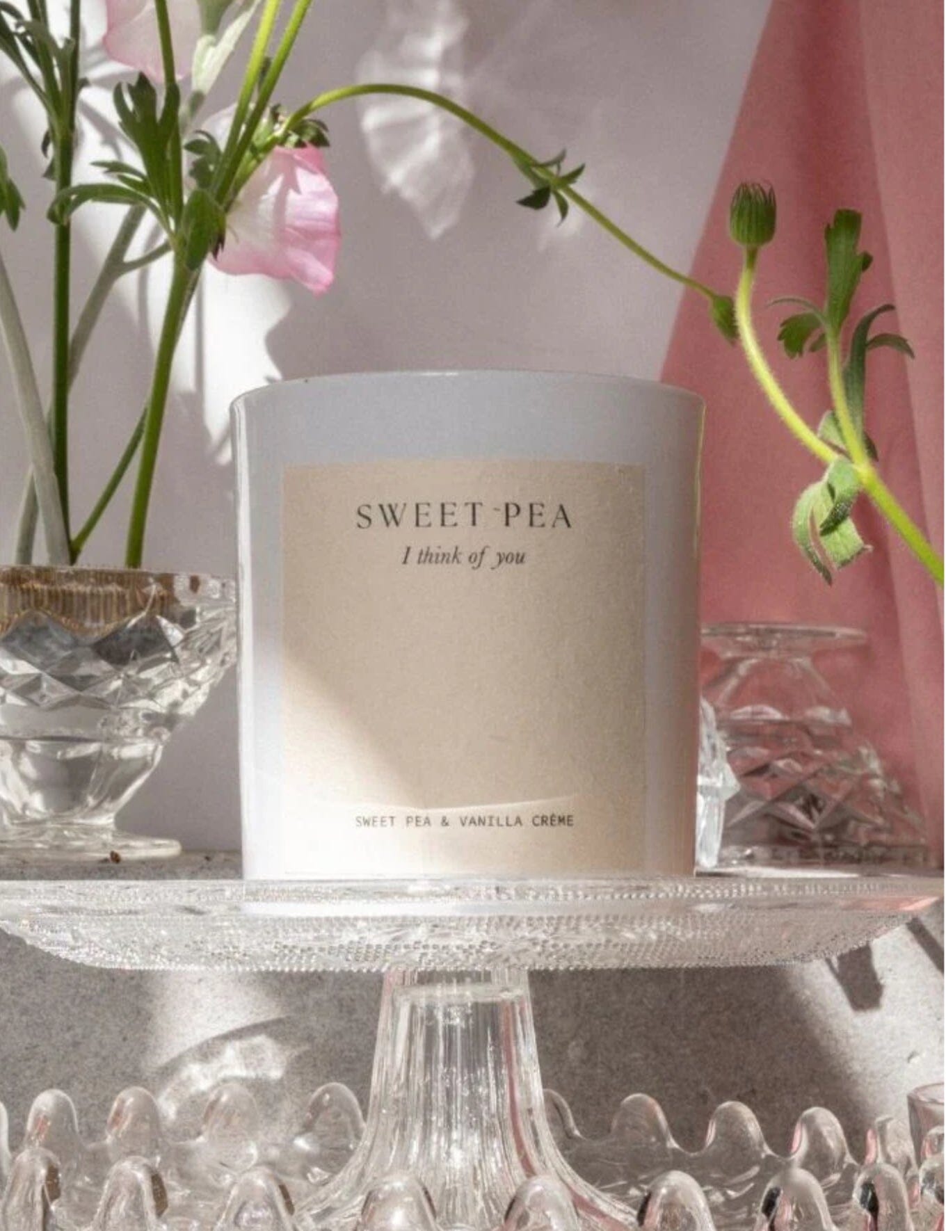 Studio Sol Sweet Pea Candle - Sweet Pea & Vanilla Creme Studio Sol