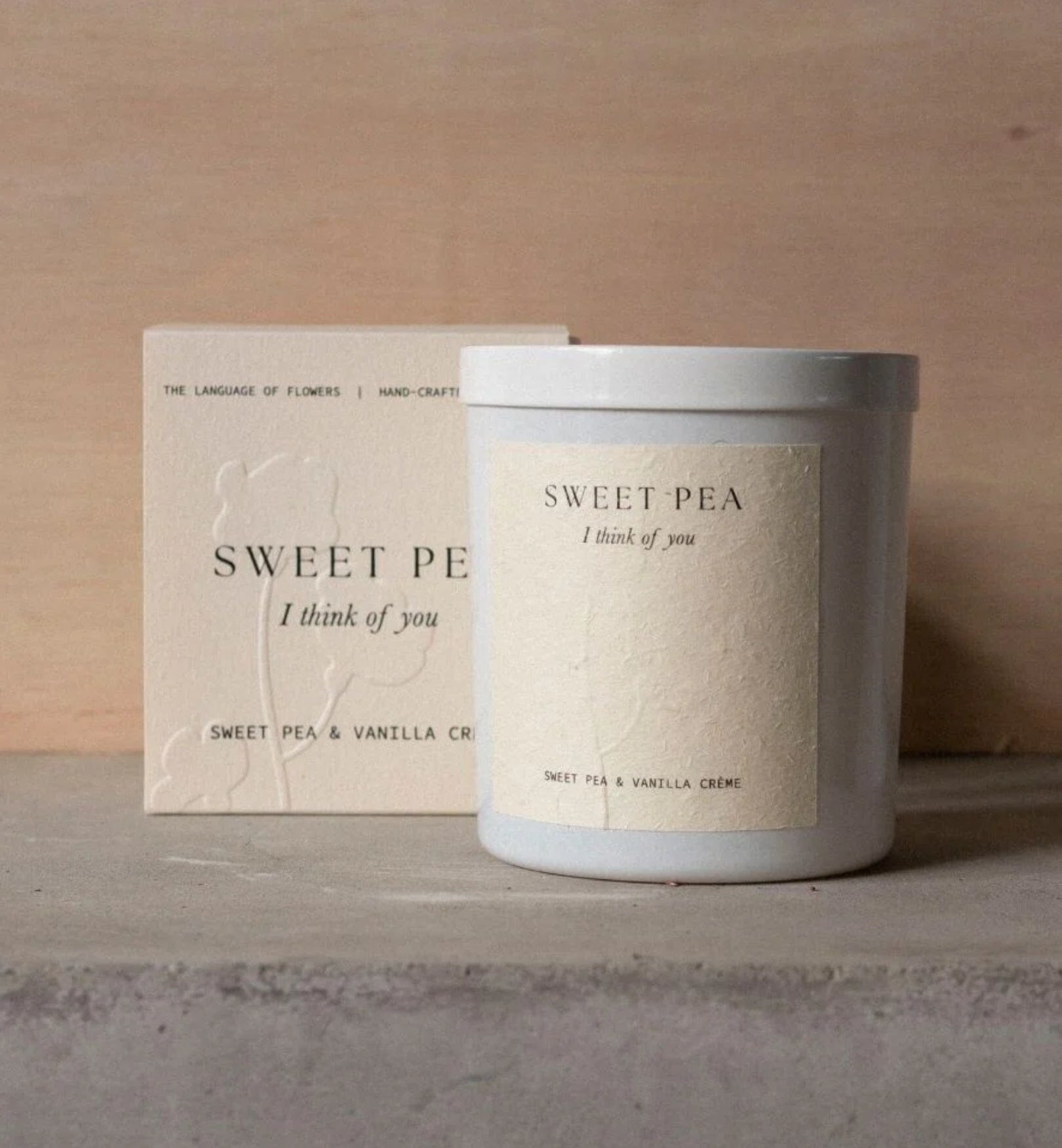 Studio Sol Sweet Pea Candle - Sweet Pea & Vanilla Creme Studio Sol