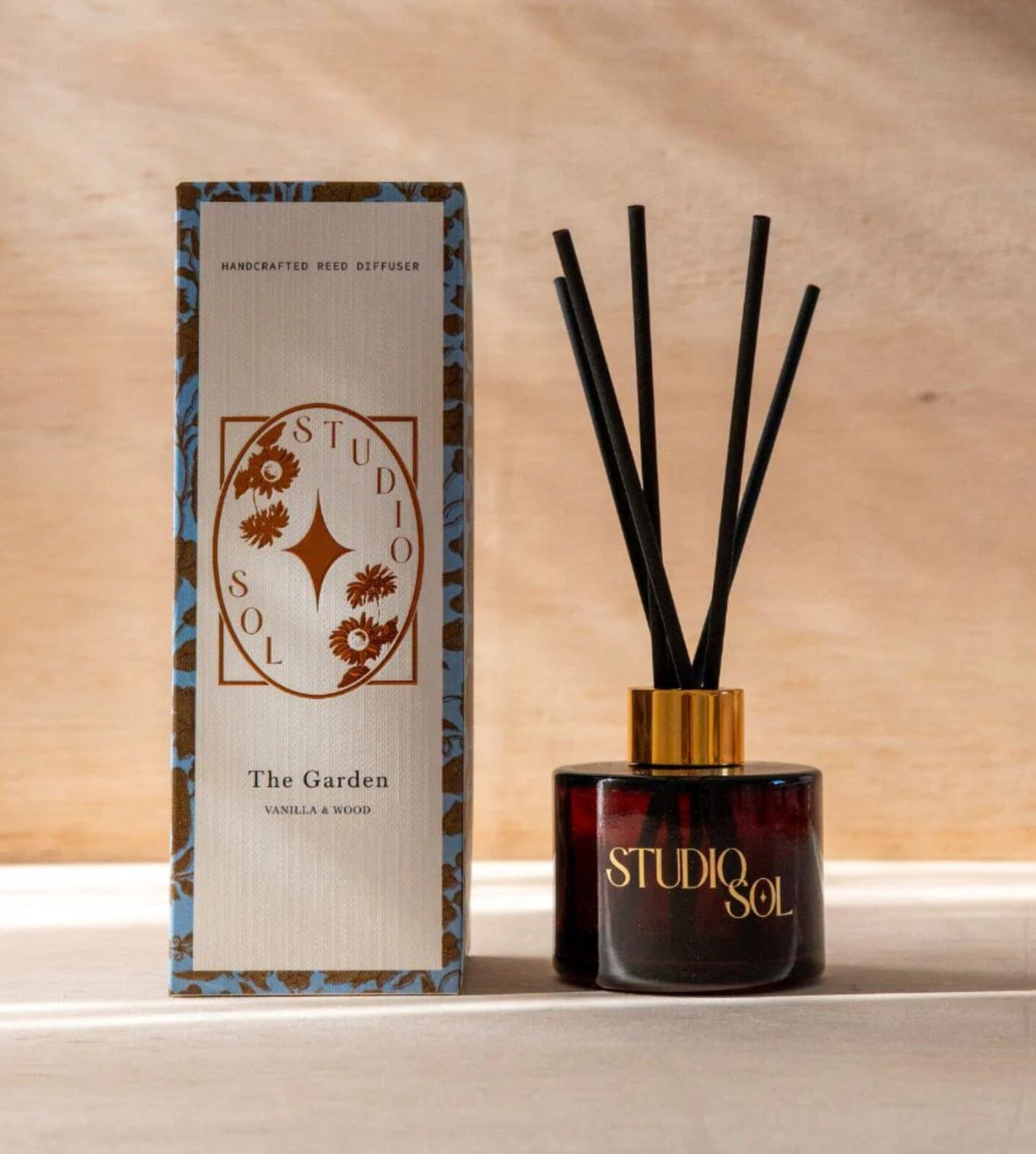 Studio Sol The Garden Diffuser - Vanilla & Wood Studio Sol
