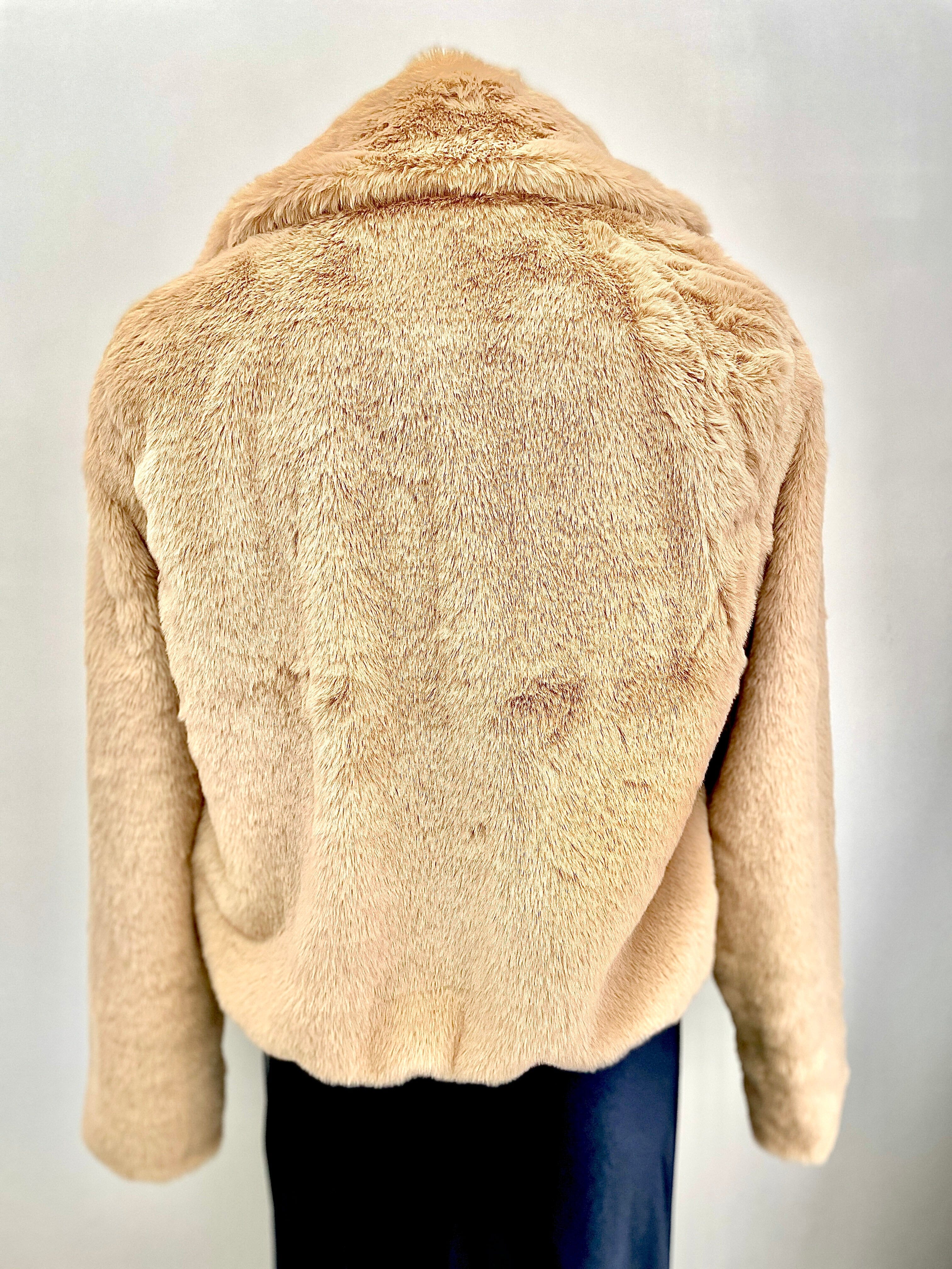 Sunnygirl Faux Fur Bomber - Caramel Sunnygirl