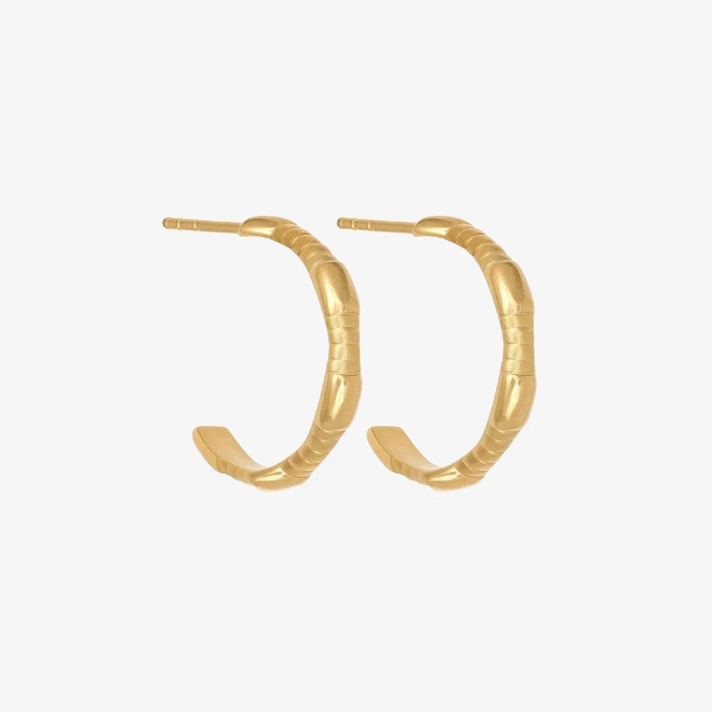 Temple of the Sun Amari Hoops - Gold Vermeil Temple of the Sun