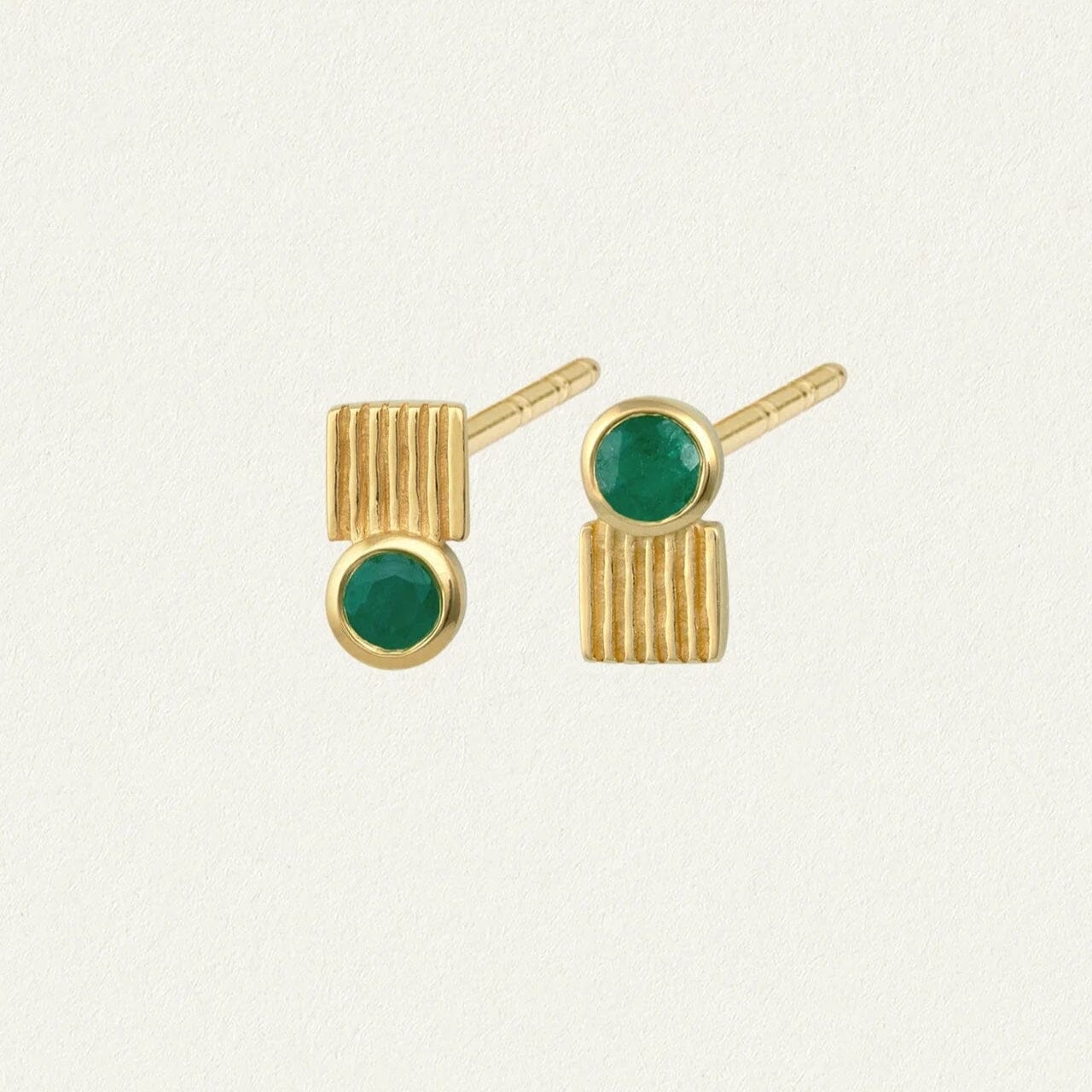 Temple of the Sun Cindi Studs - Gold Vermeil Temple of the Sun