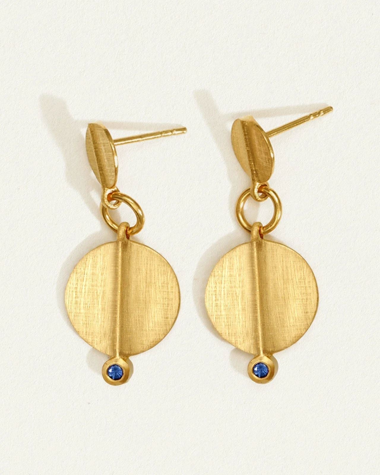Temple Of The Sun Cyra Earrings - Gold Temple of the Sun