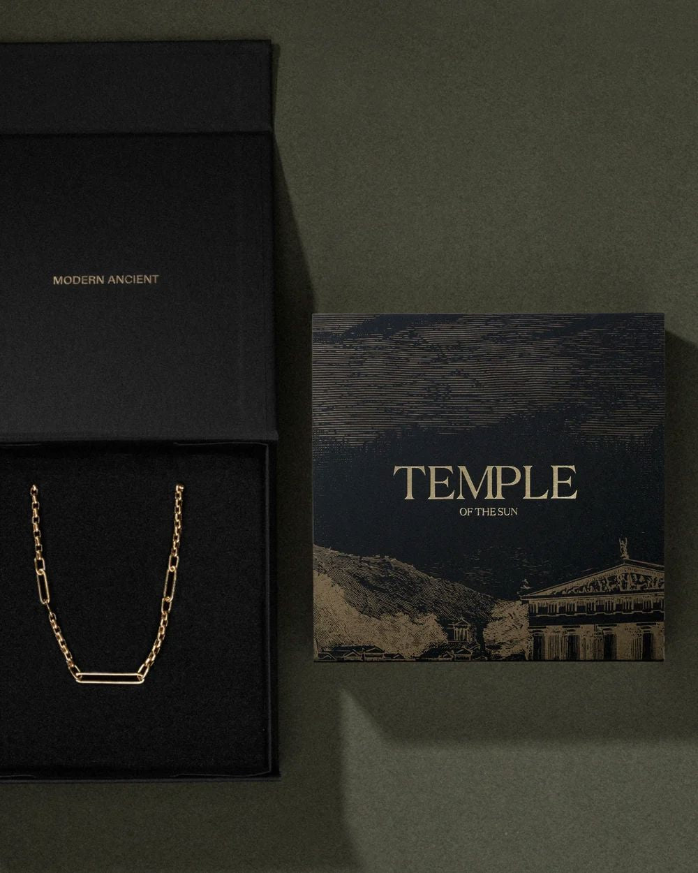 Temple of the Sun Ma Necklace - Gold Vermeil Necklace Temple of the Sun