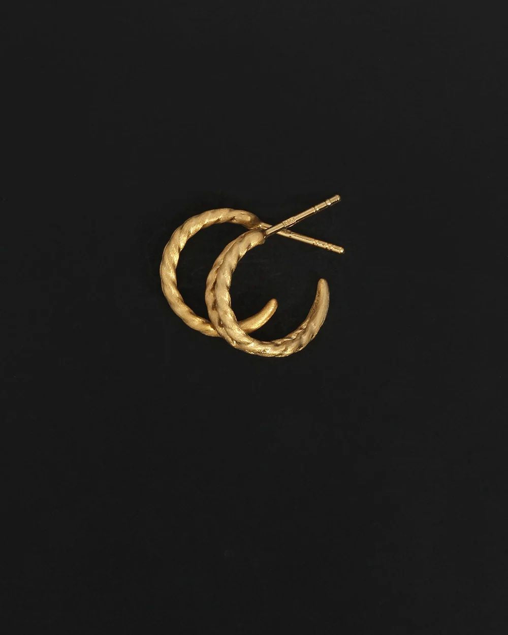 Temple of the Sun Priam Split Hoops - Gold Vermeil Temple of the Sun