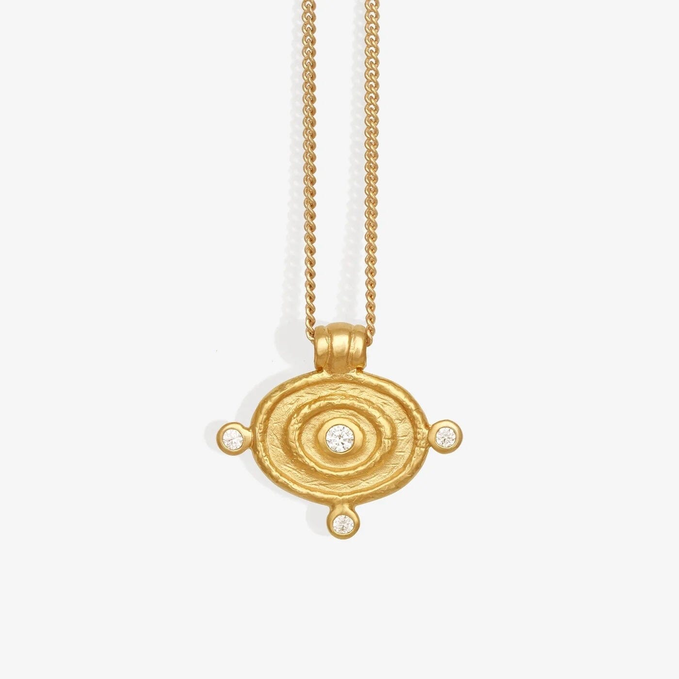 Temple of the Sun Reign Oval Necklace - Gold Vermeil Temple of the Sun