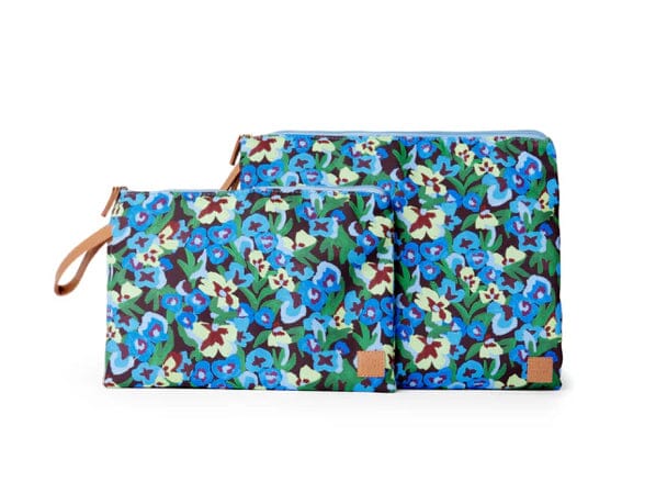 The Somewhere Co. Wet Bag - Pansy Patch The Somewhere Co
