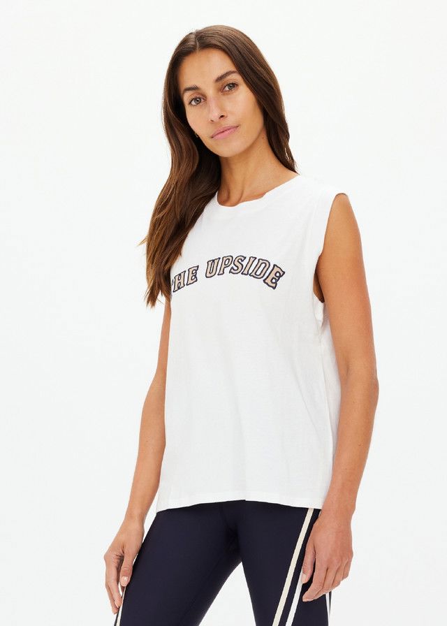 The Upside Estelle Tank - Creme The Upside
