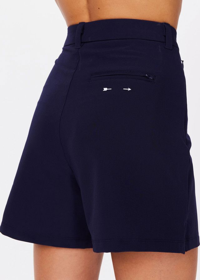 The Upside Mansi Wyatt Tailored Short - Navy The Upside