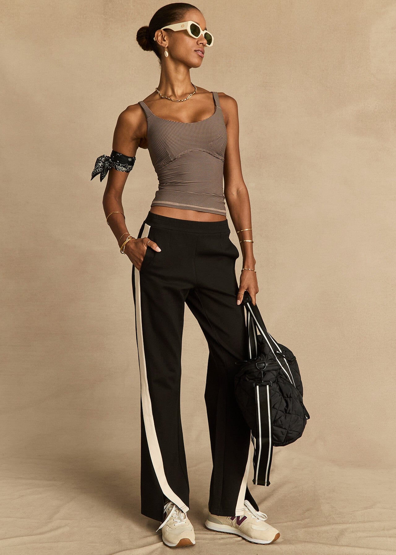 The Upside Petra Flare Pant - Black The Upside