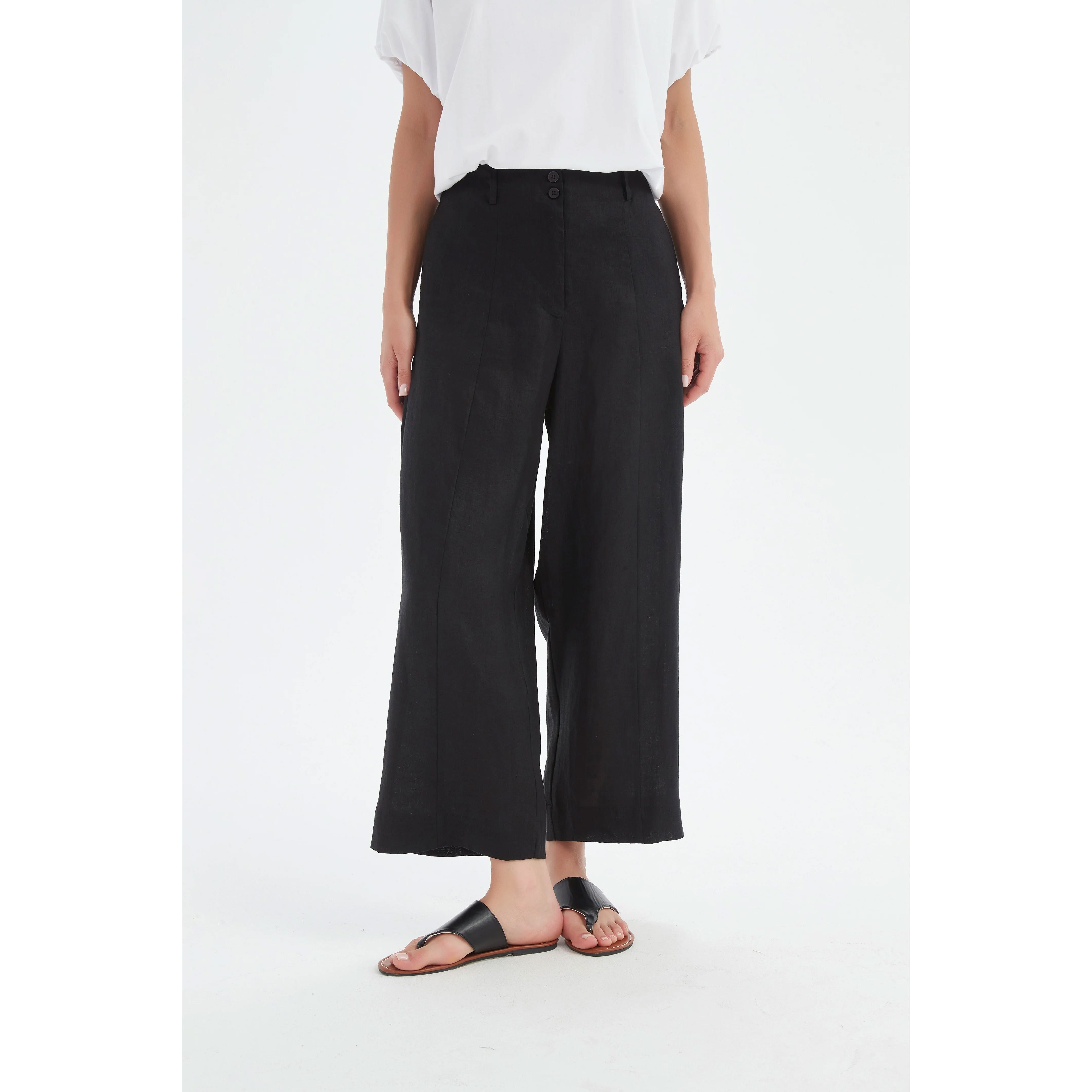 Tirelli Patch Pocket Easy Pant - Black Tirelli