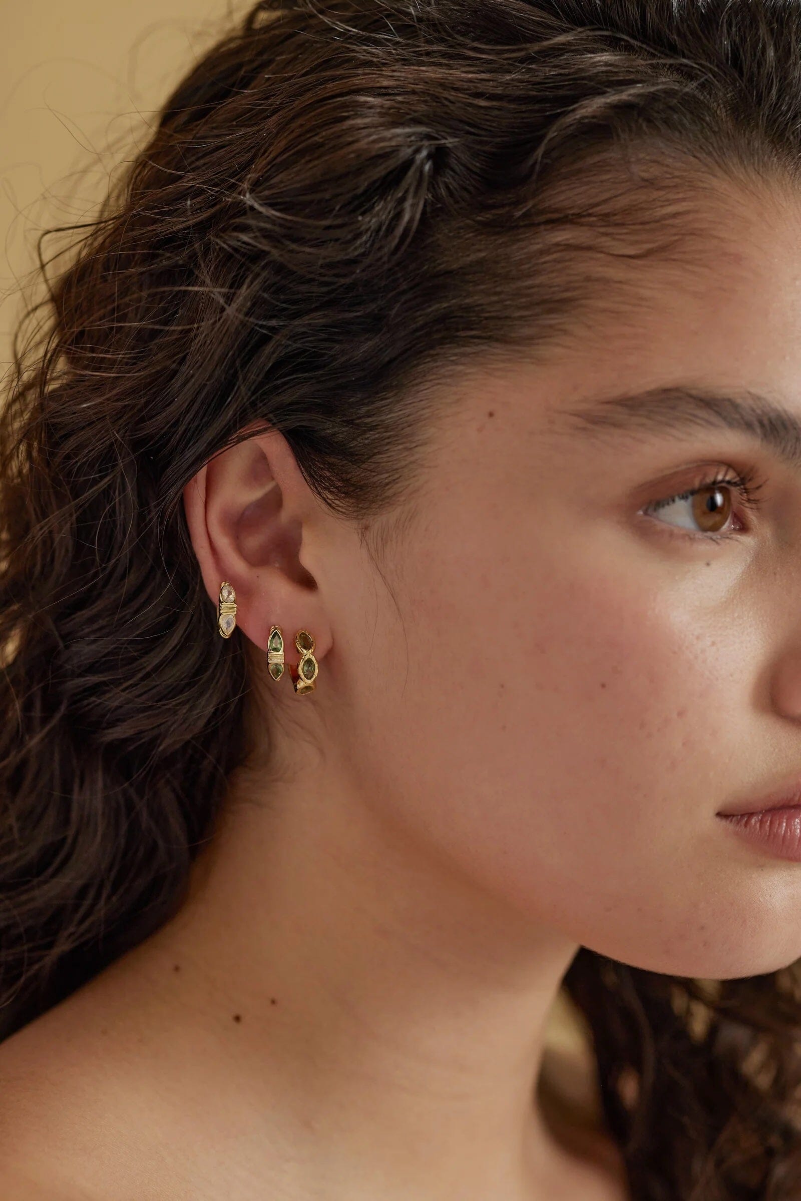 ToniMay Eden Apatite Gold Huggies ToniMay