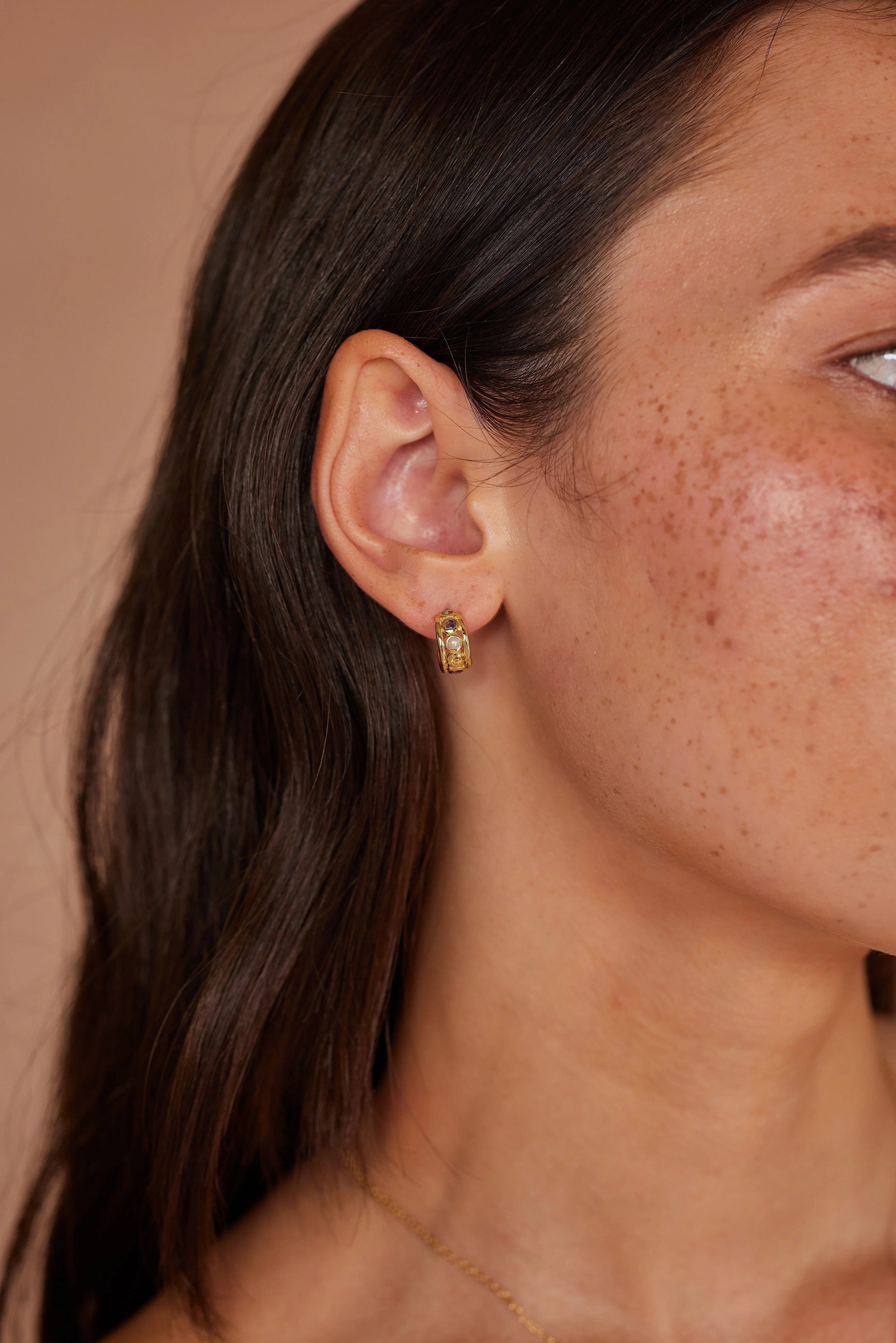 ToniMay Olympia Multi Gold Hoops ToniMay