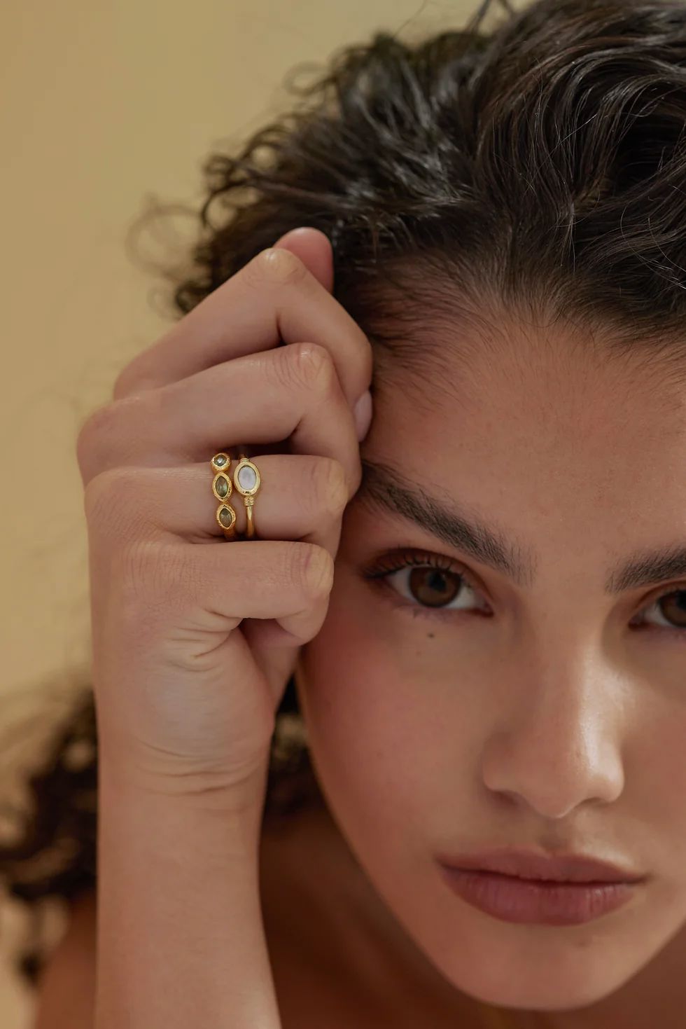 ToniMay Tilly Moonstone Gold Ring ToniMay