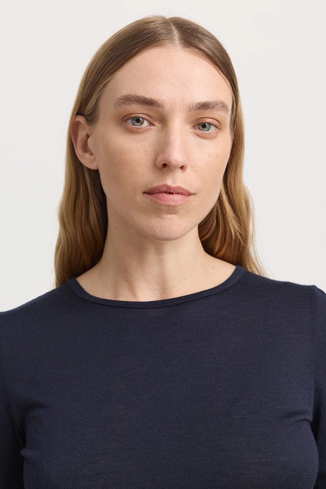 Toorallie Crew Merino Tee - French Navy Toorallie
