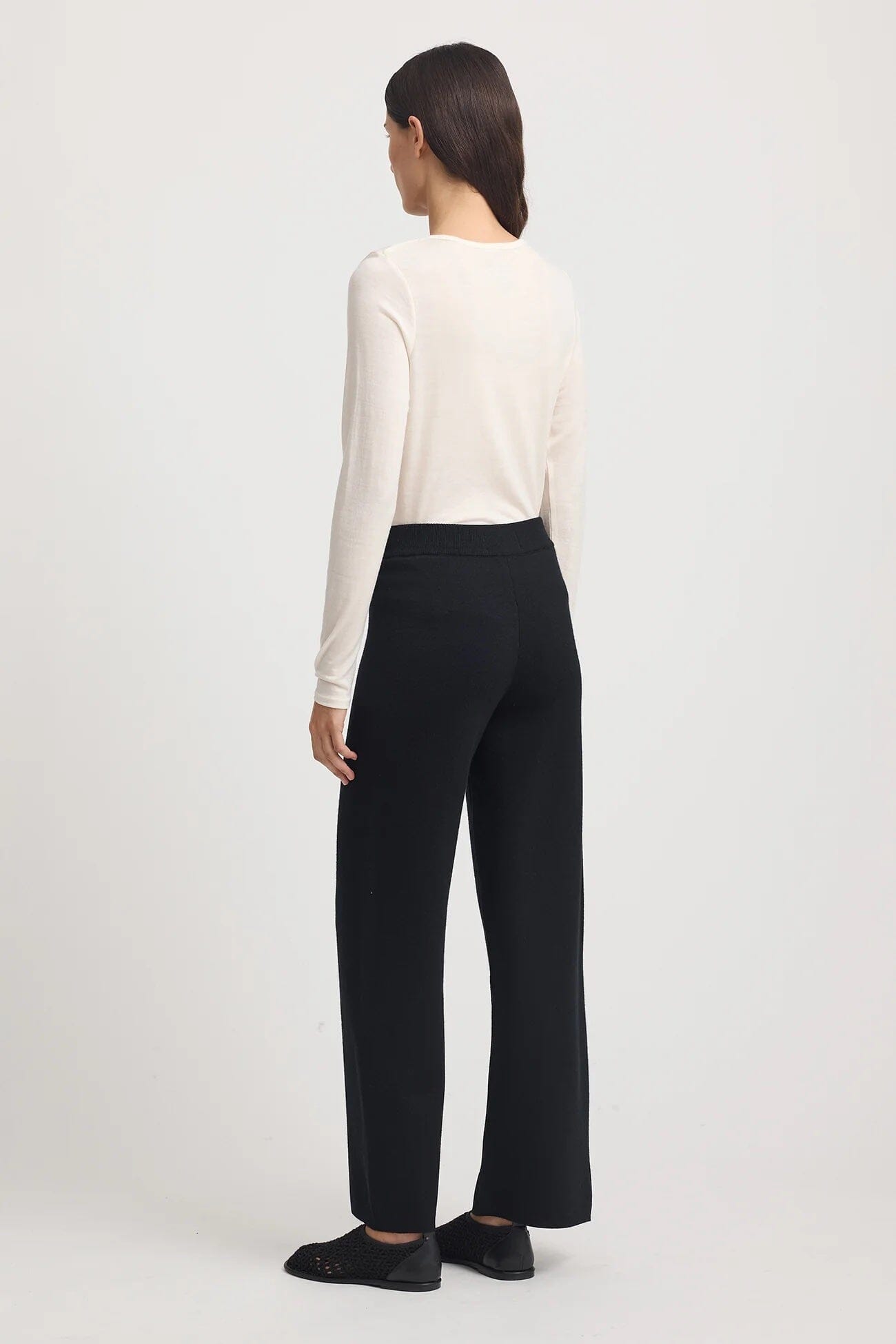 Toorallie Crew Merino Tee - Warm White Toorallie