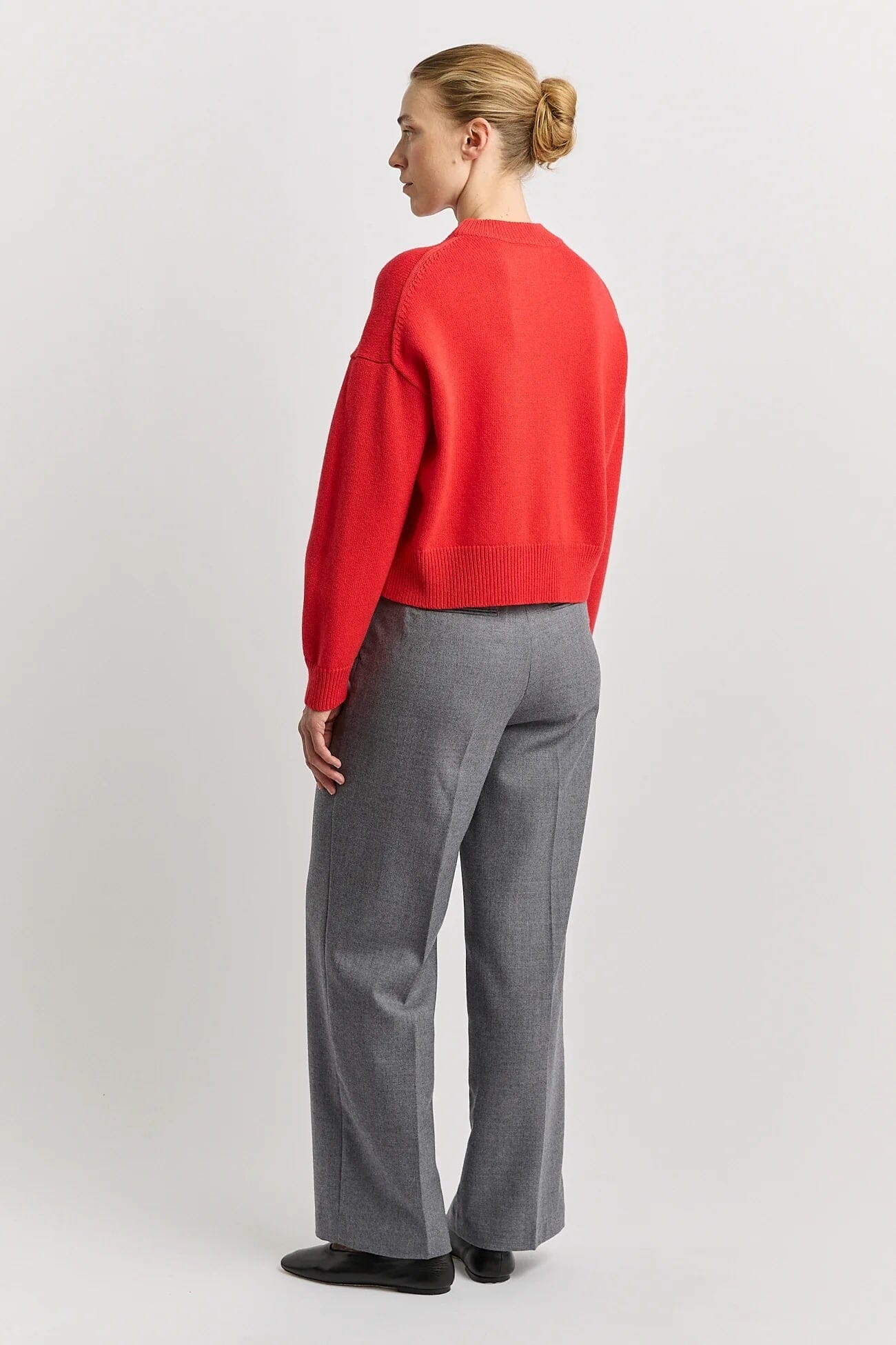 Toorallie Drop Shoulder Crew Knit - Poppy Women's Knit Toorallie