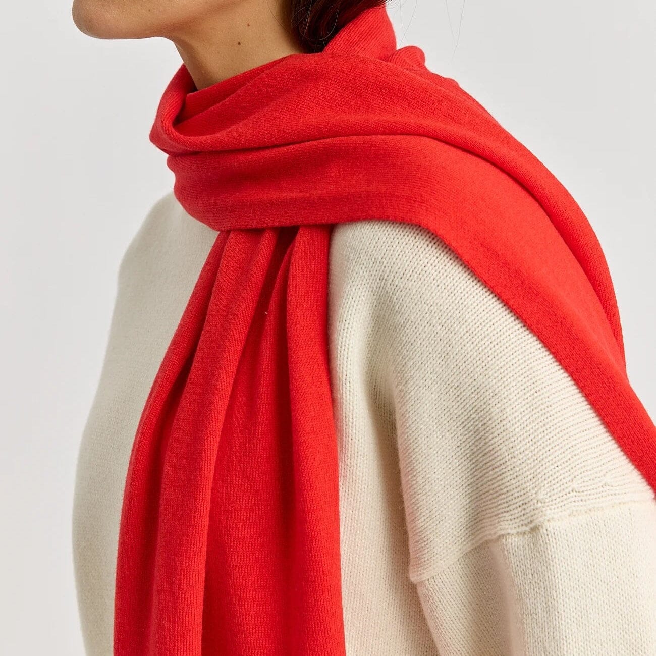 Toorallie Extrafine Merino Scarf - Poppy Toorallie
