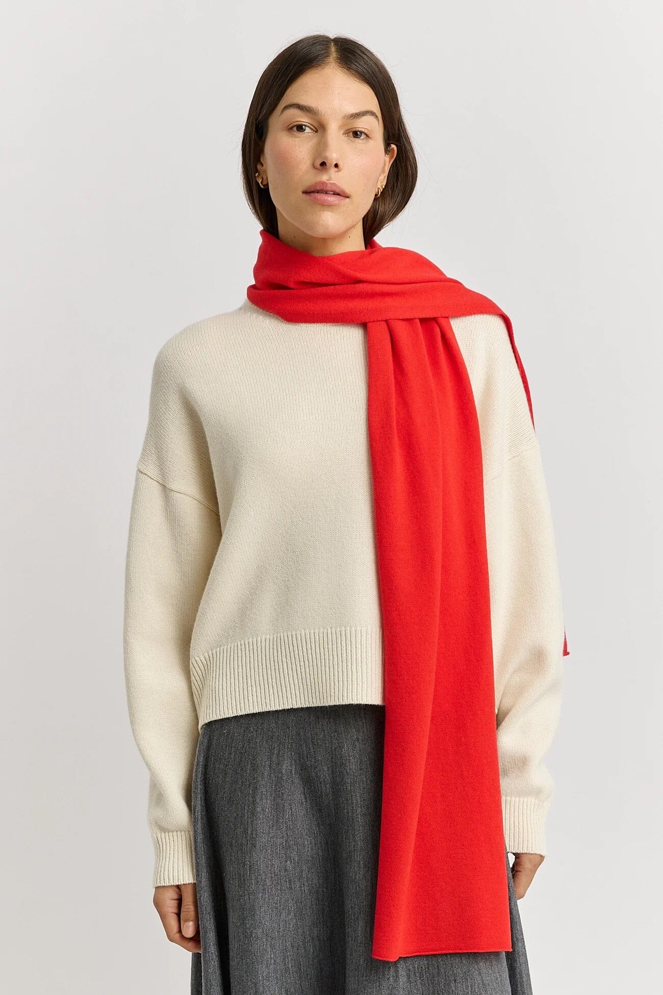 Toorallie Extrafine Merino Scarf - Poppy Toorallie