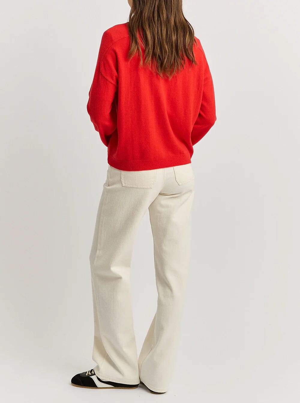 Toorallie Fine Jersey Polo - Poppy Women's Knit Toorallie
