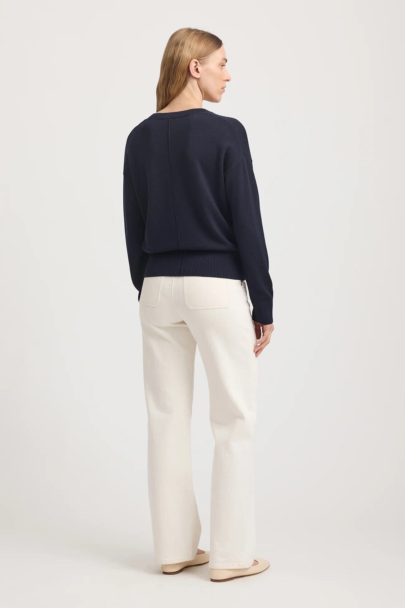 Toorallie Fine Knit Cardigan - French Navy Toorallie
