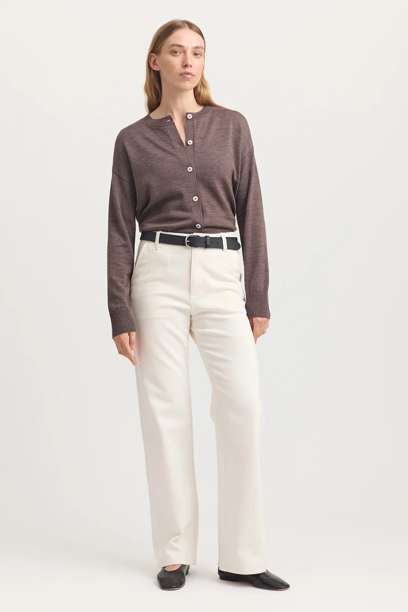 Toorallie Fine Knit Cardigan - Mocha Toorallie