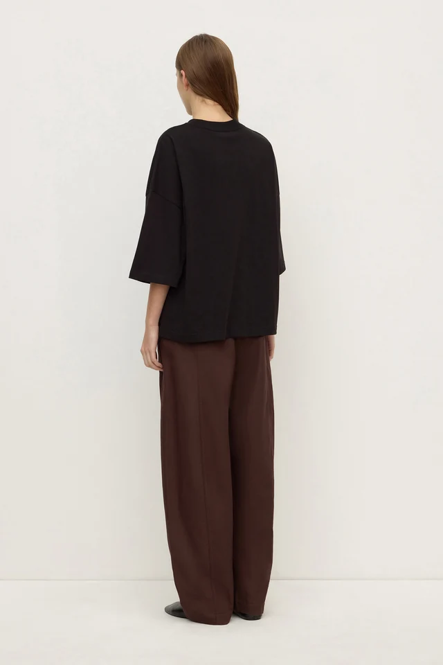 Assembly Label Max Cotton Oversized Tee - Black