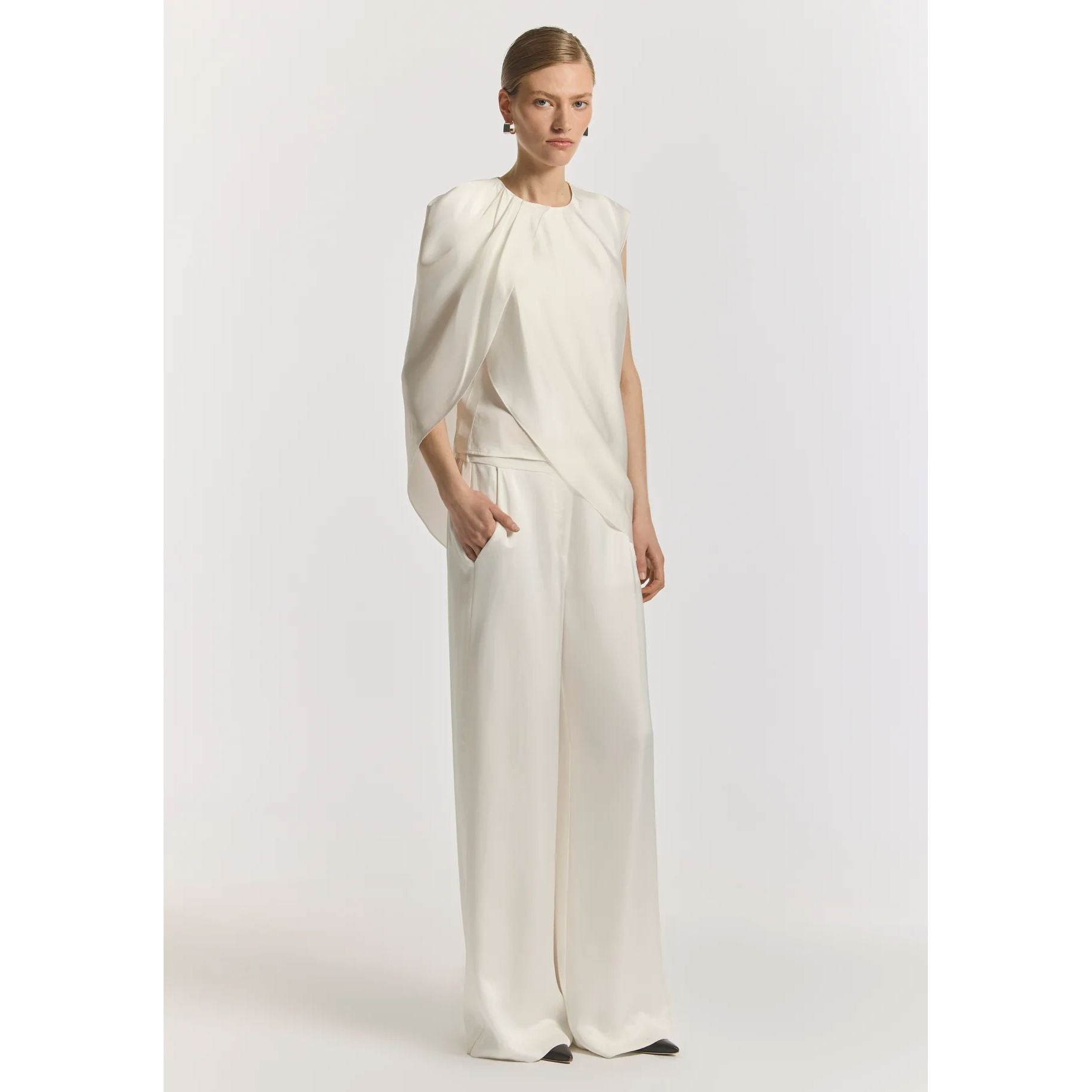 Viktoria & Woods Stairwell Top - Ivory Blouse Viktoria & Woods