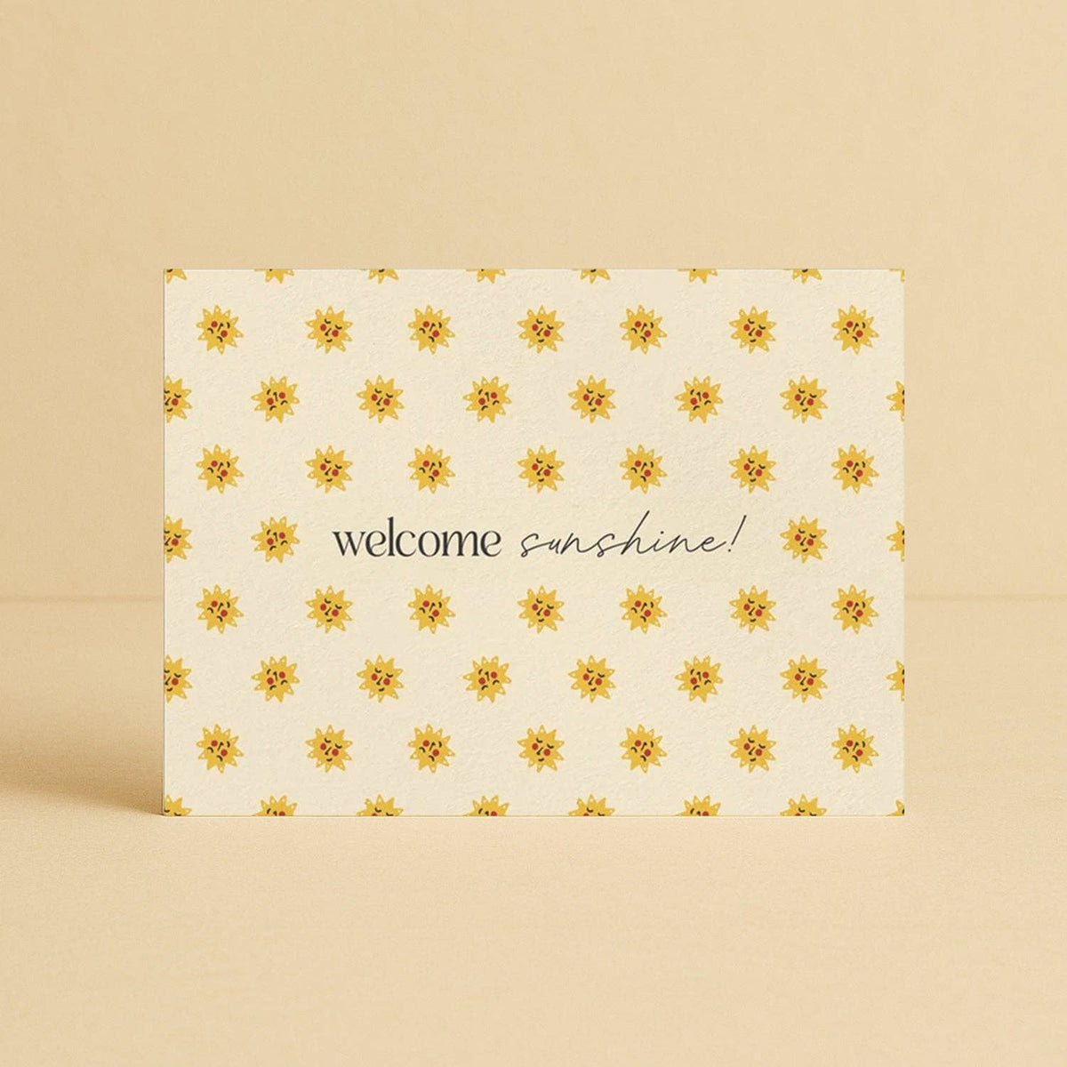 'Welcome Sunshine!' Luma Greeting Card Daymaker Stationery