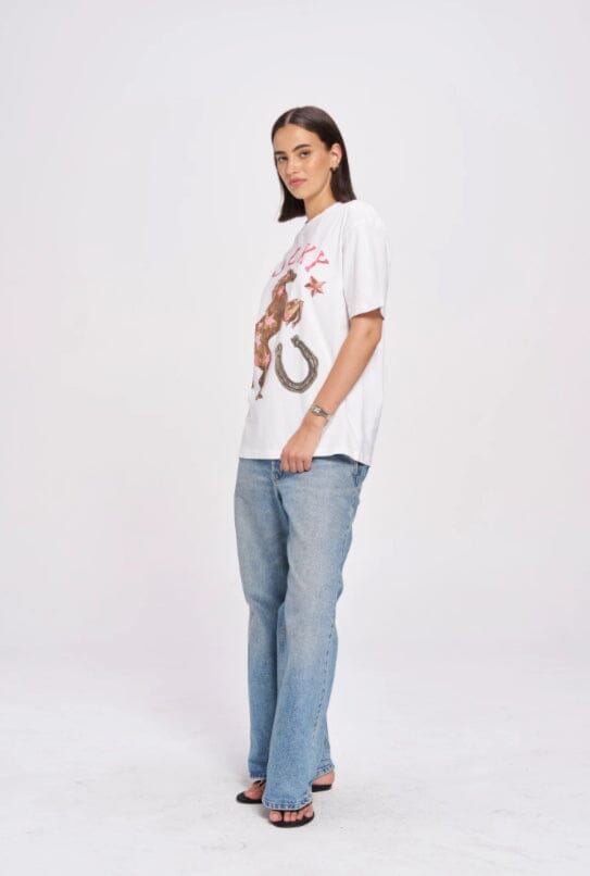 Western Lucky Oversize Tee Eclectic House