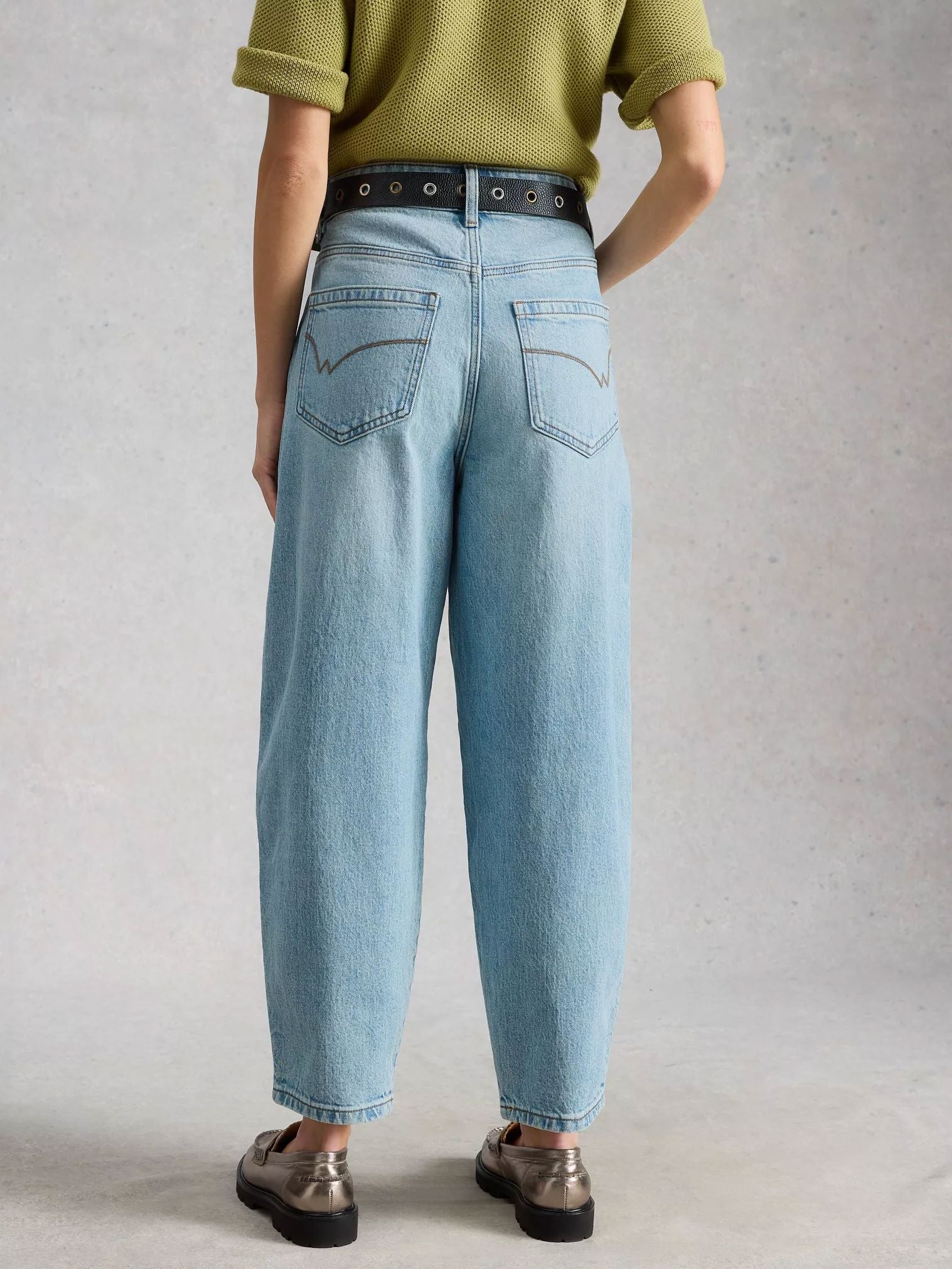 White Stuff Aubrey Barrel Leg Jean - Light Denim White Stuff