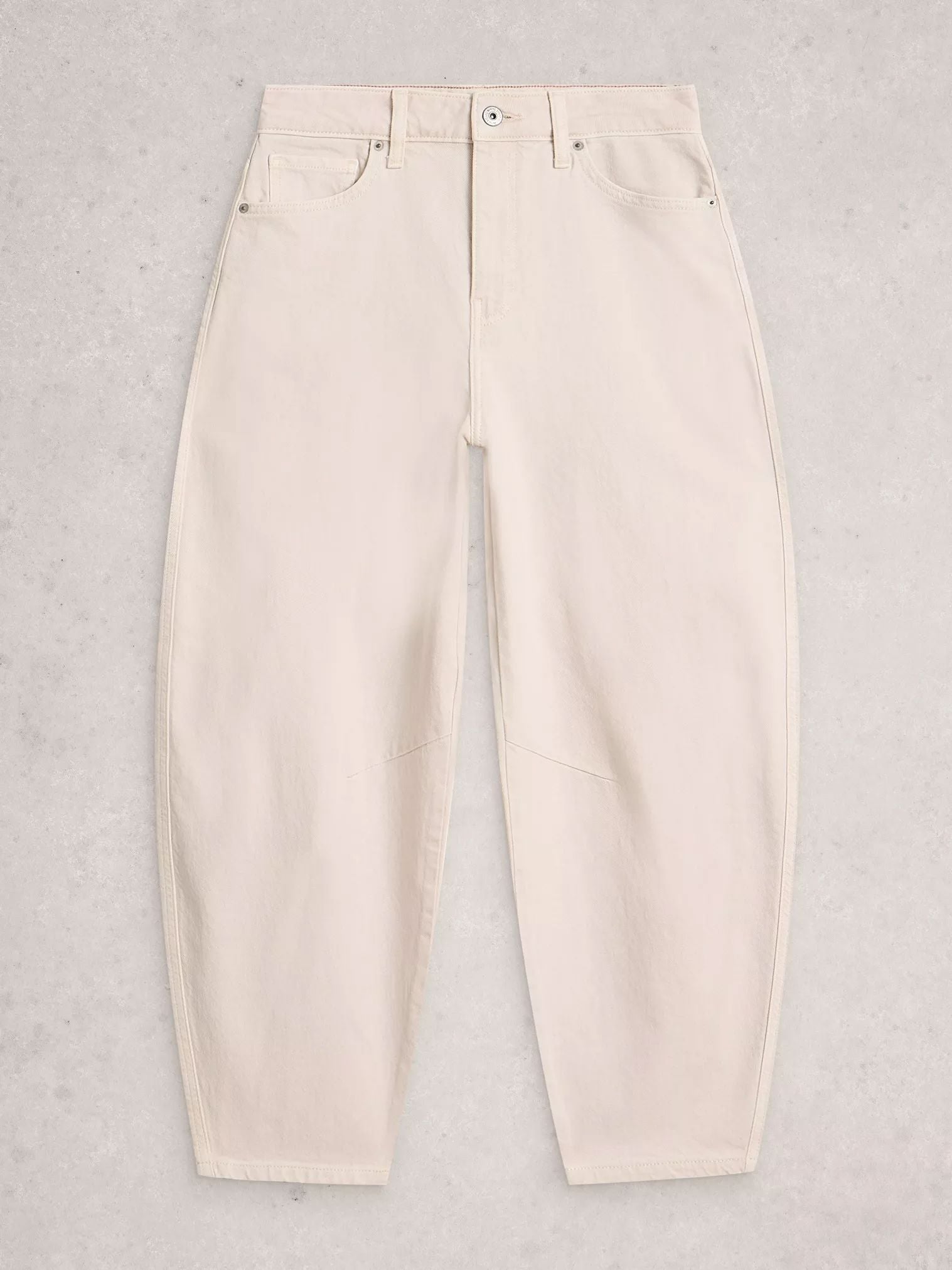 White Stuff Aubrey Barrel Leg Jean - Natural White White Stuff